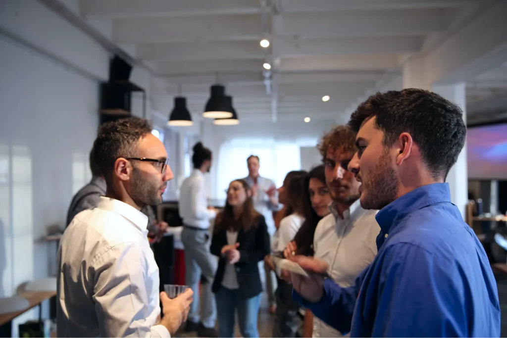 Insurtech Australia members networking at an event